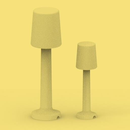 Nowoczesna lampa stojąca Carmen LUMCR165WLNW King Home IP54 na taras biała