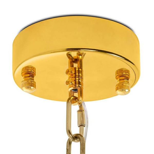 Wisząca lampa glamour Impero MSE010100390 Moosee LED 15W 3000K kryształowa złota