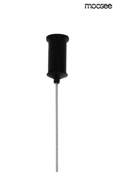 Wisząca lampa Rage MSE010100274 pierścienie LED 28W czarne
