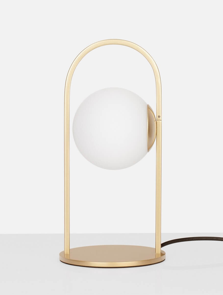 Złota lampa stołowa YARA LE42734 LED 5W 3000K do pokoju kulista ball