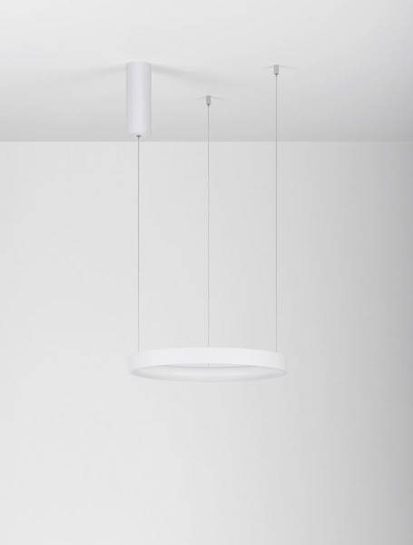 Lampa wisząca okrągła ZACAPU LE42795 pierścień LED 30W 3000K biały