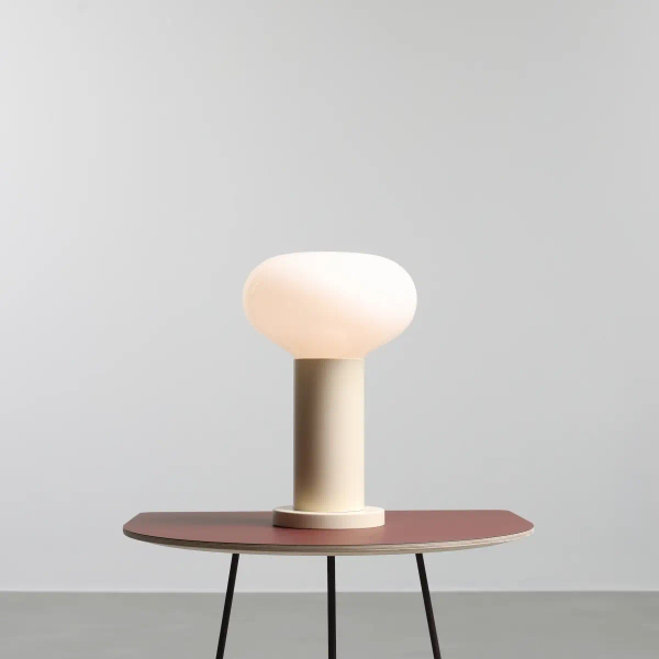 Owalna lampa na stolik Flo Table Cream S 7000B9_S beżowa