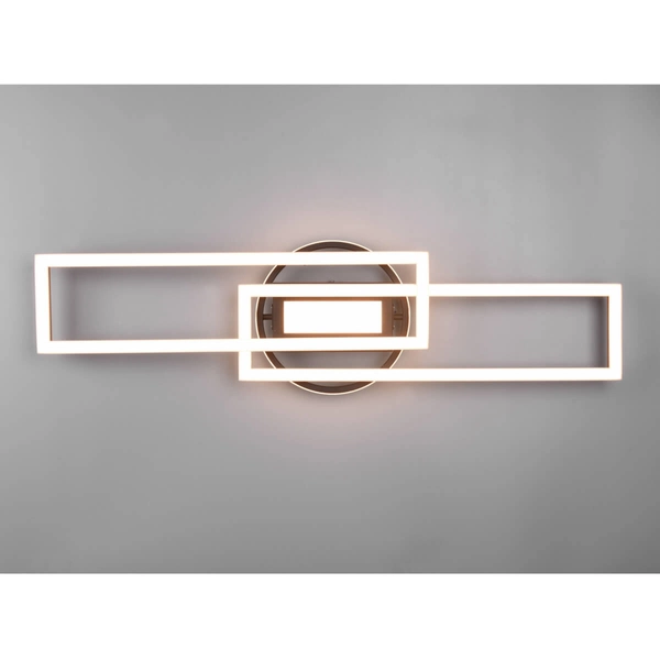 Geometryczna lampa sufitowa Twister R67183108 LED 30W 2700-6000K mosiądz