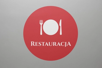 Szkiełko do projektora rzutnika logo LOGG1-RESTAURACJA znak reklamowy