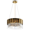 Wisząca lampa glamour Wonderland MOD313PL-04G crystal złota