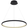LAMPA wisząca RALPH 67192-29B Globo metalowa OPRAWA okrągła LED 29W 3000K zwis czarny