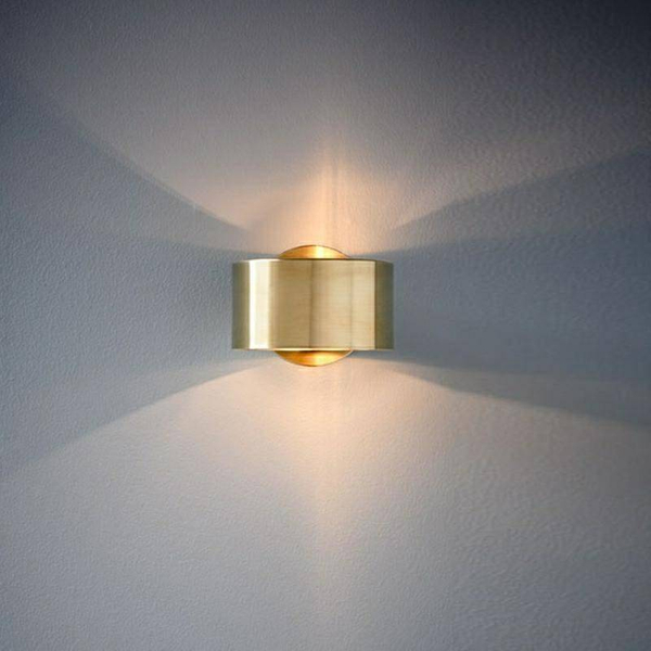 Minimalistyczna lampa ścienna Arro MSE010400209 złota