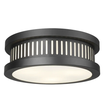 Minimalistyczny plafon zewnętrznyFunchal C03163BK IP44 czarny