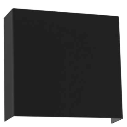 LAMPA ścienna KITAMI 4410 Shilo metalowa OPRAWA przyścienny kinkiet prostokątny czarny