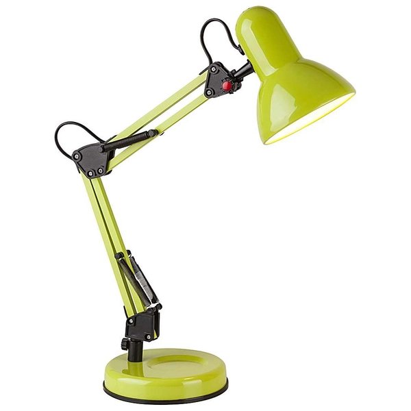 Stojąca LAMPA stołowa SAMSON 4178 Rabalux metalowa LAMPKA biurkowa regulowany reflektorek loftowy zielony