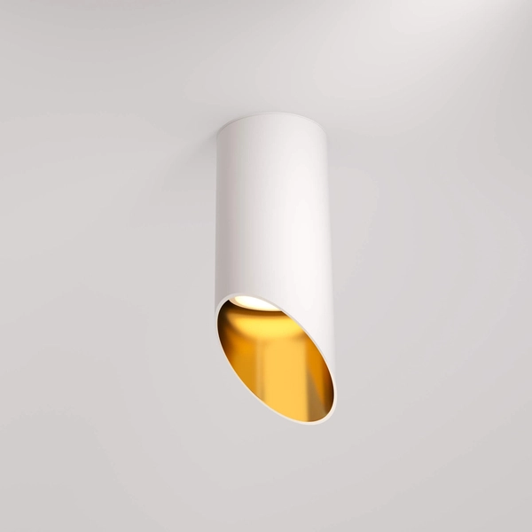 Oprawa natynkowa Lipari C044CL-01-15GU10-W ukośna biała