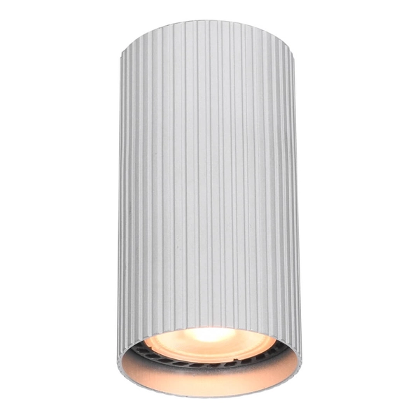 Sypialniana lampa natynkowa Rilok CLN-83920-S-ALU Italux metalowa srebrna