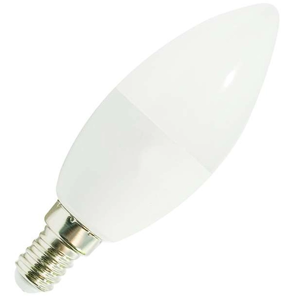 Żarówka świecznikowa MDECO SLP1105 LED E14 B37 8W 655lm 230V candle biała zimna