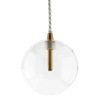 Wisząca kula lampa GLOBO GLOBO-HD80305-G4 szklana złota