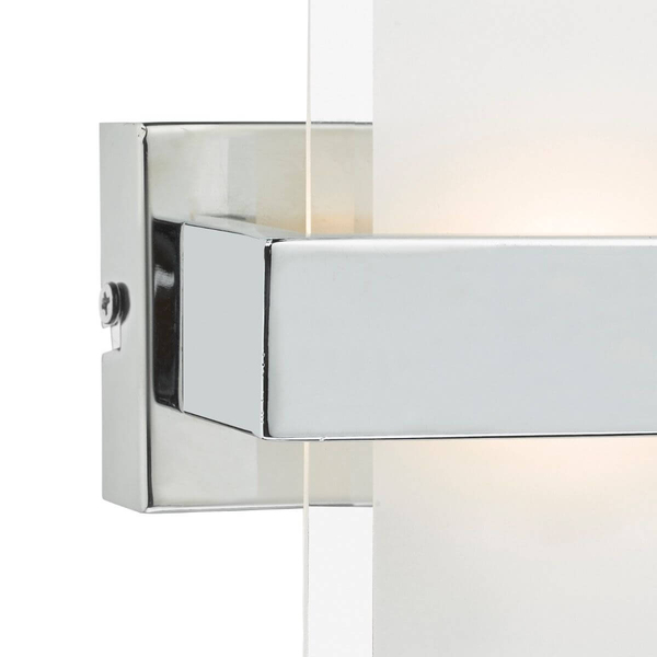 Szklana lampa ścienna Apt APT0750 LED 6W 3000K chrom przezroczysty