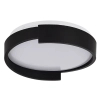 Metalowy sufitowy plafon Halo LP-1453/1C-27 BK LED 15W 3000-6000K czarny