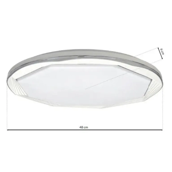 Okrągła lampa sufitowa OPTIMA ML6400 480mm LED 52W 3000-6000K biała