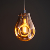 Designerska lampa wisząca L&-199516 Light& szklana gruszka miedziana