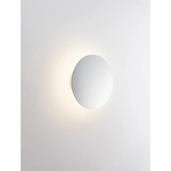 Okrągły naścienny kinkiet SARVINO LE45554 LED 13W 3000K IP54 biały