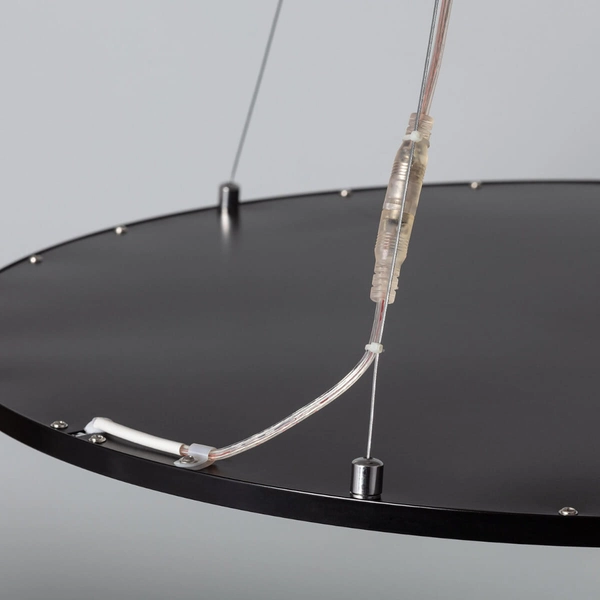 Zwisająca lampa Biuro ABR-LWBO-36W-3000K LED 36W 3000K okrąg czarna