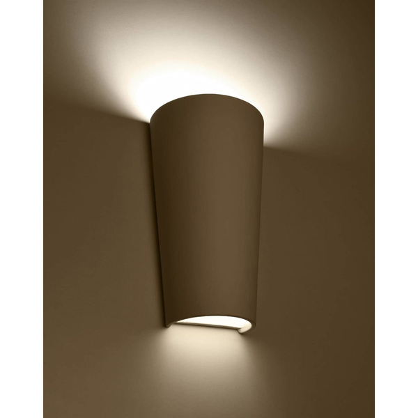 Salonowa lampa ścienna SL.0838 ceramiczny kinkiet biały