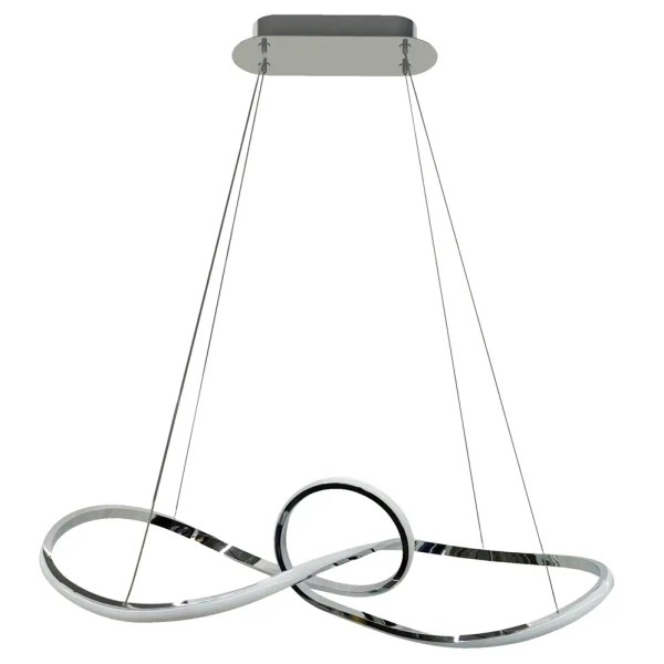 Designerski żyrandol MARCO CHROME ML8117 LED 42W 4000K do jadalni chrom