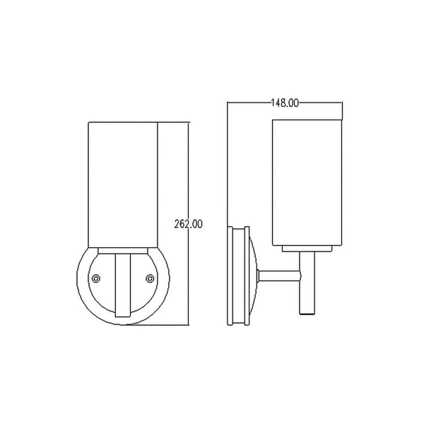 Lampa na ściane Collier HK-COLLIER1 Hinkley na przedpokój szklana mosiądz