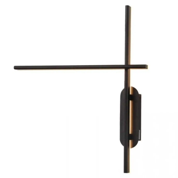 Minimalistyczna lampa naścienna 1945 LED 20W 3000K do biura czarny