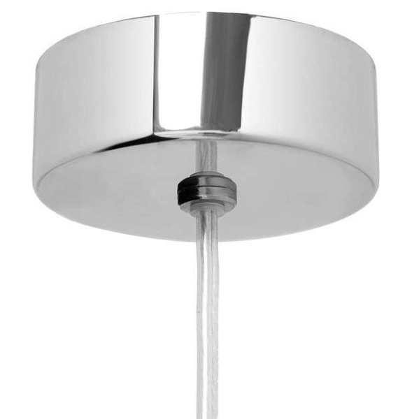 LAMPA wisząca LAMIA 11035103 Kaspa modernistyczna OPRAWA szklana ZWIS kula ball chrom biała