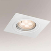 Wpuszczana LAMPA sufitowa OMURA 7308 Shilo podtynkowa OPRAWA kwadratowa metalowy wpust biały
