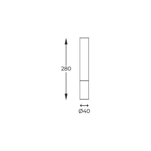 Sufitowy downlight minimalistyczny Madera okrągły drewno