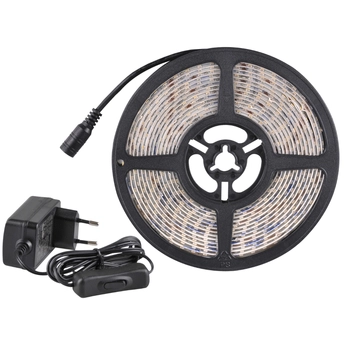 Elastyczna taśma LED 319258 Polux 35W 4000K neutralna 5m IP65 z zasilaczem włącznik