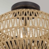 Lampa sufitowa do sypialni Casablanca QZ-CASABLANCA-3SF-PBZ brązowy