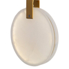 Marmurowa lampa wisząca Marble ST-8950-24 Step LED 20W 3500K koło złota