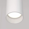 Zwisowa lampa nad wyspę metalowa tubka biała Focus OUTLET