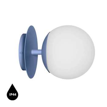 Ścienny kinkiet PLAAT C PLC190S0 IP44 do przedpokoju niebieski