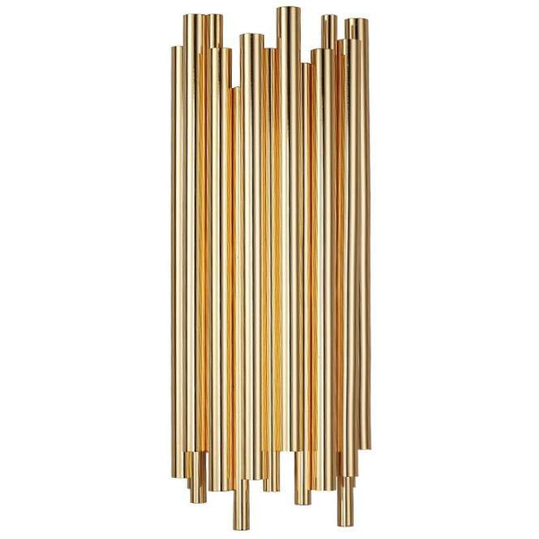 Dekoracyjny kinkiet ścienny Tubo ST-1671 gold Step rurki złote