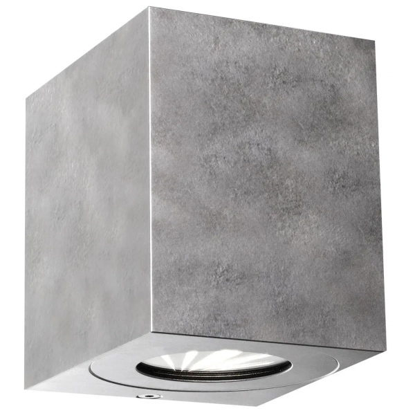 Elewacyjna lampka Canto 49711031 LED 10,6W 3000K IP44 prostokąt cyna
