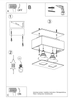 Downlight LAMPA sufitowa SL.0071 prostokątna OPRAWA metalowa czarna