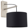 Kinkiet abażurowy L&-192628 Light& minimalistyczny czarny nikiel