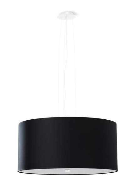 LAMPA wisząca SL.0744 abażurowa OPRAWA zwis okrągły czarny