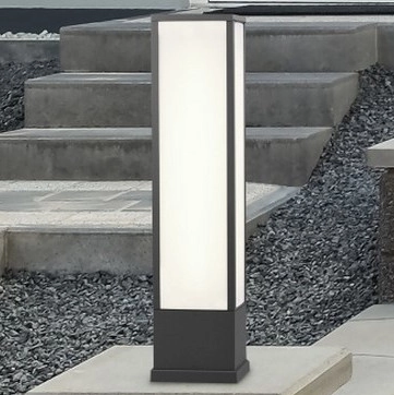 Ogrodowa LAMPA stojąca ATHIE DL142526260 Trio metalowa OPRAWA outdoor LED 15W 3000K słupek IP54 grafitowy