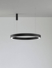 Biurowa lampa wisząca SONORA LE42814 pierścień LED 80W 2700-4000K czarny