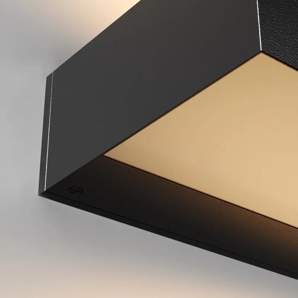 Kinkiet ścienny ogrodowy Lot O428WL-L20GF3K LED 20W 3000K IP65 grafitowy