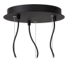 Wisząca lampa do salonu NINJA 44415/03/99 Lucide żółty różowy szary
