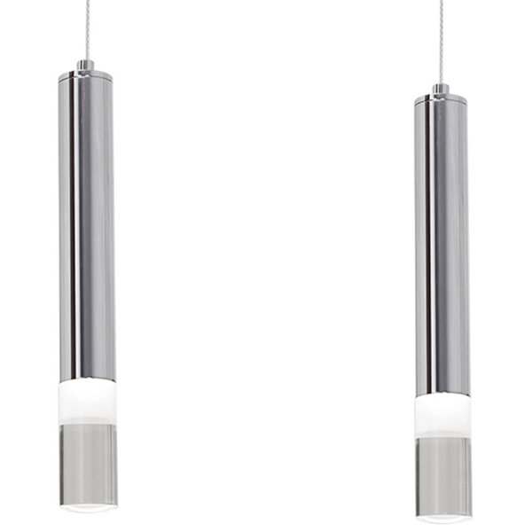 LAMPA wisząca ICE ML322 Milagro zwis OPRAWA listwa sufitowa LED 15W 4000K tuby sople chrom