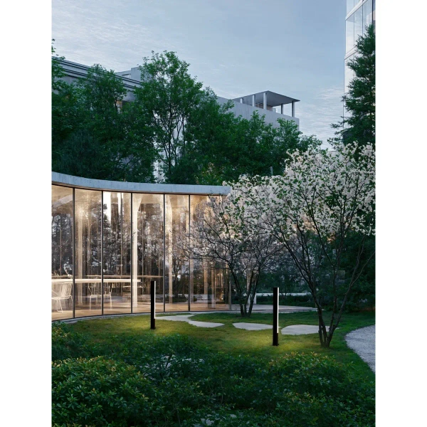 Zewnętrzna lampa stojąca CARMIZO LE75108 LED 17W 3000K IP65 czarny