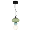 Jadalniana lampa wisząca Tordi PND-94721-1A-MLTI zielony niebieski