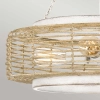 Boho wisząca lampa Waylon QZ-WAYLON-4P-AWH naturalna lina