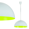 LAMPA wisząca HEMISPHERE FLUO S 5713 Nowodvorski metalowa OPRAWA zwis kopuła biała żółta